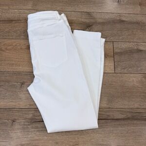 Peter Millar Womens White Skinny Jeans High Rise Soft Cotton Modal Size 6
